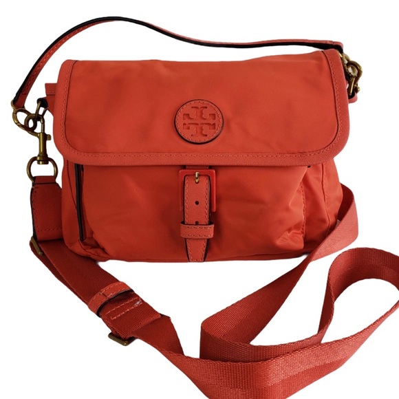 Tory Burch Handbags - TORY BURCH Scout Nylon Crossbody Bag Blood Orange